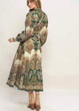 Load image into Gallery viewer, Printed Button Down Midi Dress
