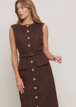Load image into Gallery viewer, Tweed Midi Dress
