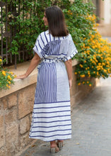 Load image into Gallery viewer, Striped Shirt Dress

