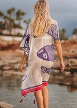 Load image into Gallery viewer, Lilac Poncho -One Size

