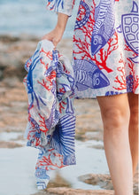 Load image into Gallery viewer, Purple Sarong/Beach Towel
