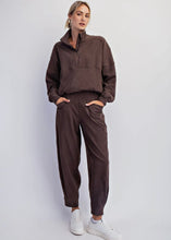 Load image into Gallery viewer, Espresso Rib Brush Cocoon Pant

