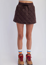 Load image into Gallery viewer, Espresso Quilt Skort
