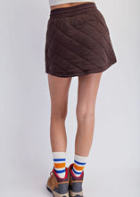 Load image into Gallery viewer, Espresso Quilt Skort
