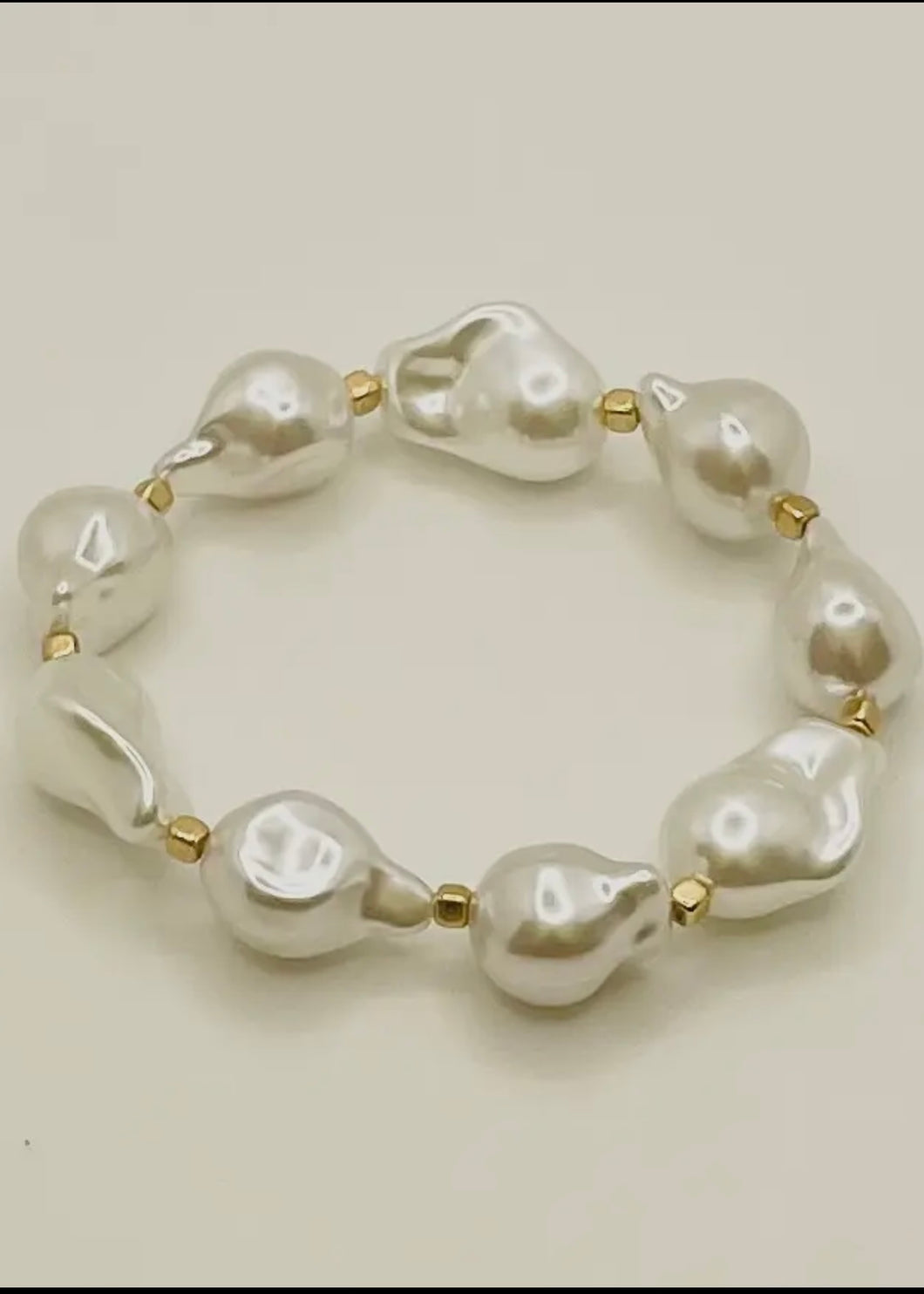 Baroque Pearl Stretch Bracelet