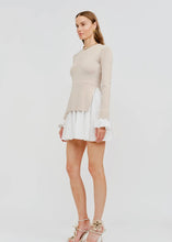 Load image into Gallery viewer, Mixed Media Mini Babydoll Dress
