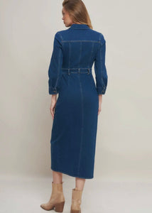 Denim Midi Dress