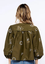 Load image into Gallery viewer, Bubble Sleeve Button Down Top
