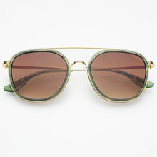 Load image into Gallery viewer, Weston Acetate Round Unisex Sunglasses - Emerald
