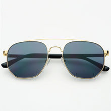 Load image into Gallery viewer, Austin Unisex Sunglasses - Gold/Gray
