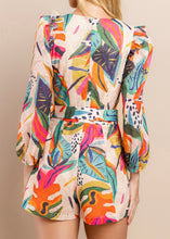 Load image into Gallery viewer, Long Sleeve Printed Romper
