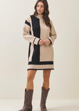 Load image into Gallery viewer, Turtleneck Sweater Mini Dress
