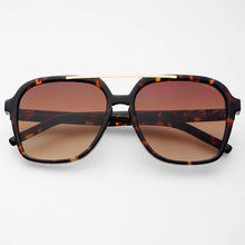 Load image into Gallery viewer, Spencer Unisex Aviator Sunglasses - Brown
