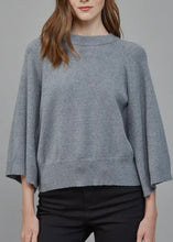 Load image into Gallery viewer, Grey Raglan Sleeve Sweater
