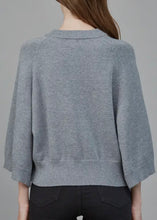 Load image into Gallery viewer, Grey Raglan Sleeve Sweater
