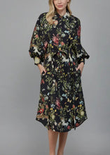 Load image into Gallery viewer, Botanical Print Midi Dress

