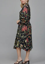 Load image into Gallery viewer, Botanical Print Midi Dress
