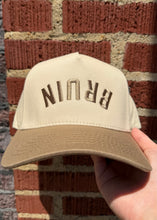 Load image into Gallery viewer, Two Tone Upside Down Bruin Embroidered Trucker Hat
