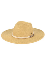 Load image into Gallery viewer, String Trim Band Panama Sun Hat
