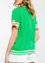 Load image into Gallery viewer, Green Short Sleeve Knit Top
