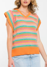 Load image into Gallery viewer, Multi Color Knit Top
