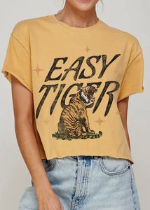 Mustard Easy Tiger Tee