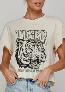 Ivory Wild Tiger Tee