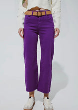 Load image into Gallery viewer, Purple Straight Leg Jeans
