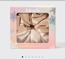 Load image into Gallery viewer, Kitsch Satin Pillow Scrunchie
