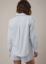 Load image into Gallery viewer, Long Sleeve Side Stripe Detail Button Down Shirt
