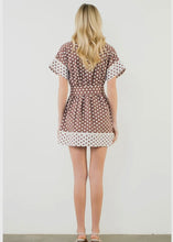 Load image into Gallery viewer, Short Sleeve Polka Dot Dress
