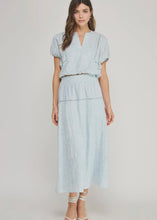 Load image into Gallery viewer, Floral Embroidery Cotton Lace Trim Skirt &amp; Top Set
