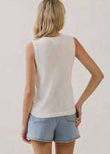 Load image into Gallery viewer, Sleeveless Flag Knit Top
