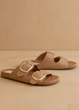 Load image into Gallery viewer, Almond Woven Buckle Slide
