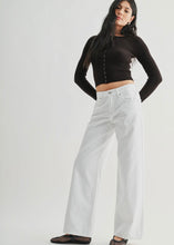 Load image into Gallery viewer, White Baggy Wide Leg Jean
