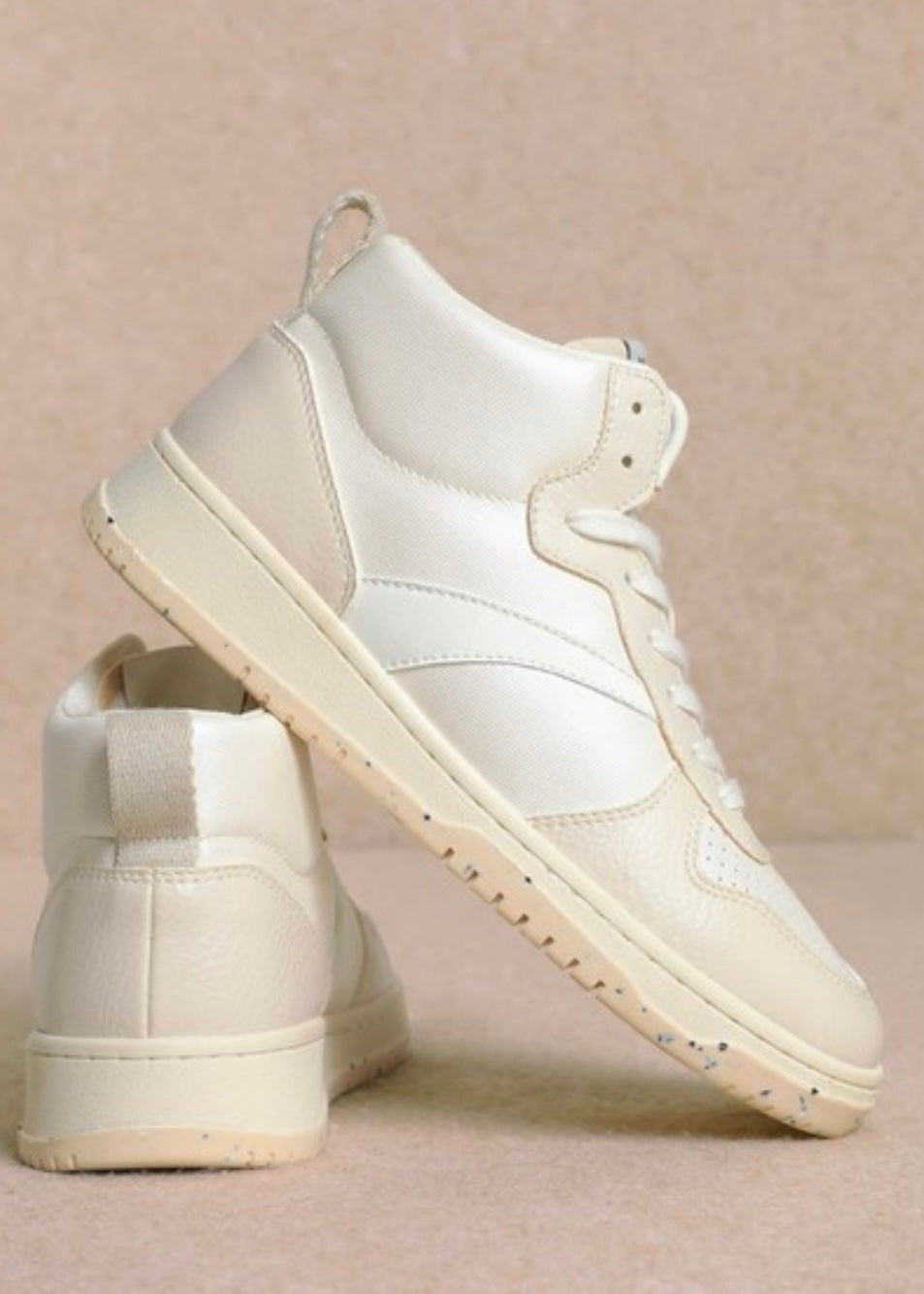 Off White High Top Sneaker – Shop All Daye