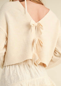 Bow Detail Sweater Top