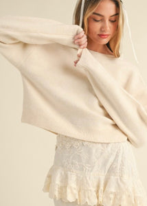 Bow Detail Sweater Top