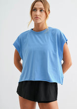 Load image into Gallery viewer, Open Back Cotton Tee
