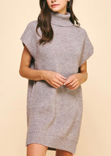 Load image into Gallery viewer, Turtle Neck Sweater Dress
