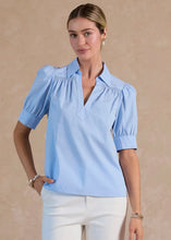 Load image into Gallery viewer, Smocked Detail Split Neck Blouse
