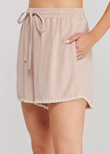 Load image into Gallery viewer, Soft Linen Blend Elastic Tie Shorts
