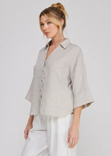 Load image into Gallery viewer, Natural Textured Woven Button Down Shirt
