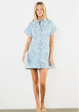 Load image into Gallery viewer, Embroidery Floral Short Sleeve Dress
