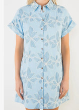 Load image into Gallery viewer, Embroidery Floral Short Sleeve Dress
