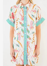 Load image into Gallery viewer, Floral Print Collared Dress
