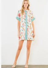 Load image into Gallery viewer, Floral Print Collared Dress
