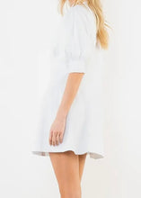 Load image into Gallery viewer, Short Puff Sleeve Collared Dress
