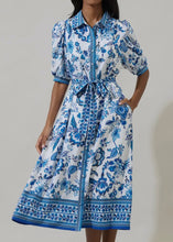 Load image into Gallery viewer, Floral Belted Midi Dress
