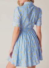 Load image into Gallery viewer, Lemon Woven Mini Dress

